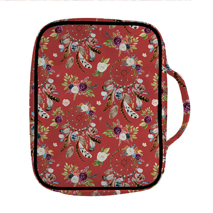 Vintage Dream Catcher Pattern Print Front Pocket Bible Bag