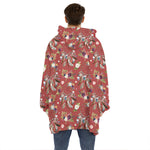 Vintage Dream Catcher Pattern Print Hoodie Blanket