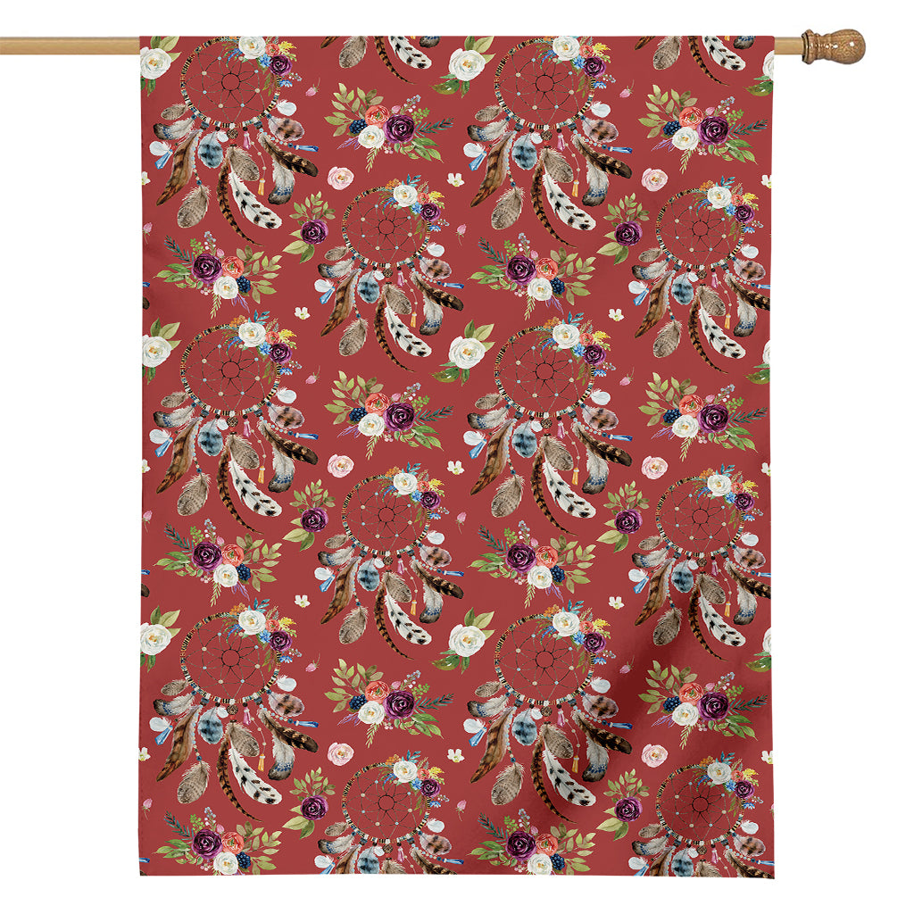 Vintage Dream Catcher Pattern Print House Flag