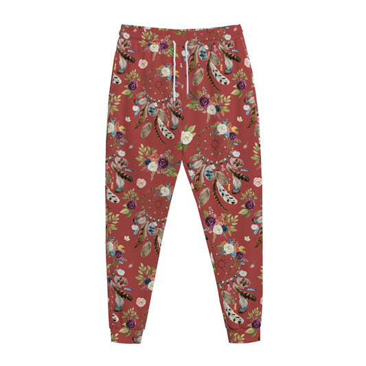 Vintage Dream Catcher Pattern Print Jogger Pants