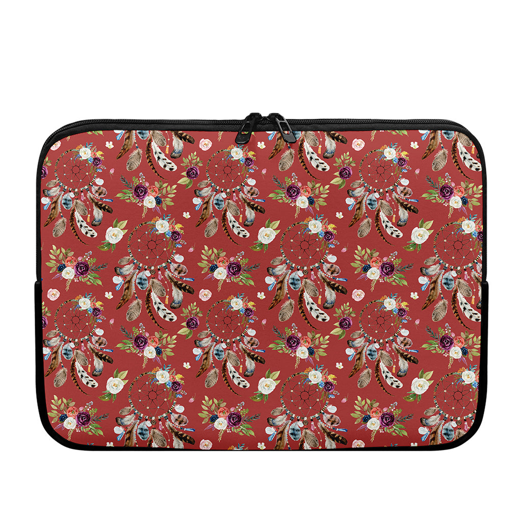 Vintage Dream Catcher Pattern Print Laptop Sleeve