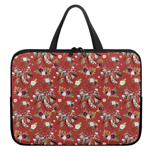 Vintage Dream Catcher Pattern Print Laptop Sleeve With Handle