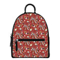 Vintage Dream Catcher Pattern Print Leather Backpack