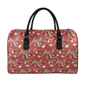 Vintage Dream Catcher Pattern Print Leather Duffel Bag