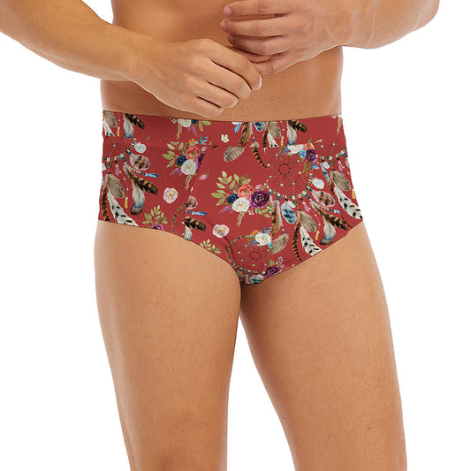 Vintage Dream Catcher Pattern Print Men's Briefs