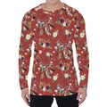 Vintage Dream Catcher Pattern Print Men's Long Sleeve T-Shirt