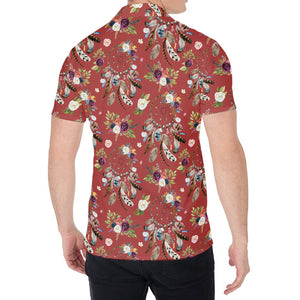 Vintage Dream Catcher Pattern Print Men's Shirt