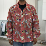 Vintage Dream Catcher Pattern Print Men's Shirt Jacket