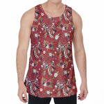 Vintage Dream Catcher Pattern Print Men's Velvet Tank Top