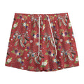 Vintage Dream Catcher Pattern Print Mesh Shorts