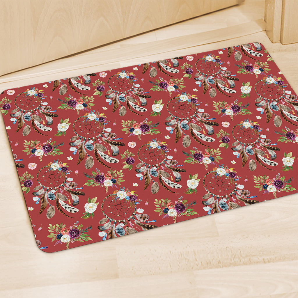 Vintage Dream Catcher Pattern Print Polyester Doormat