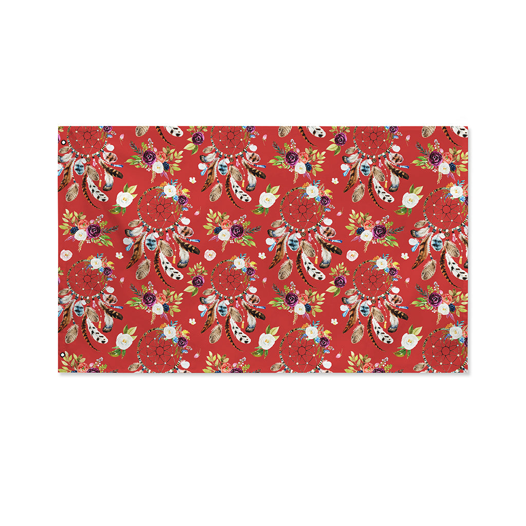 Vintage Dream Catcher Pattern Print Polyester Flag