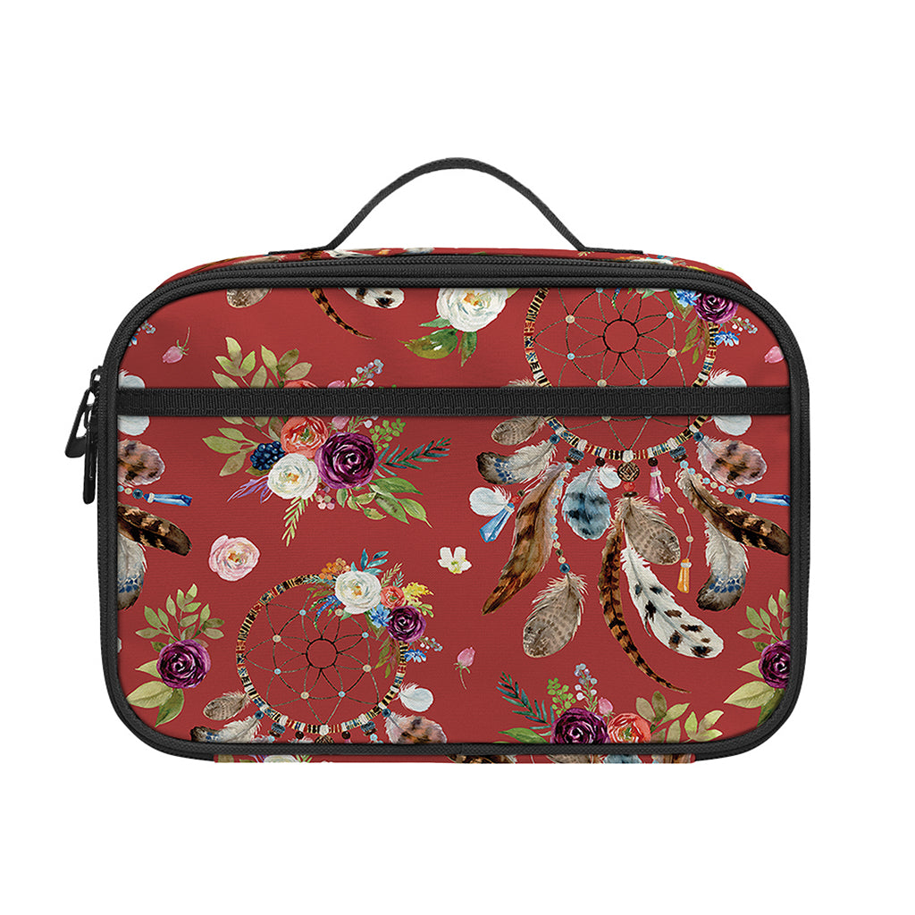 Vintage Dream Catcher Pattern Print Portable Lunch Bag