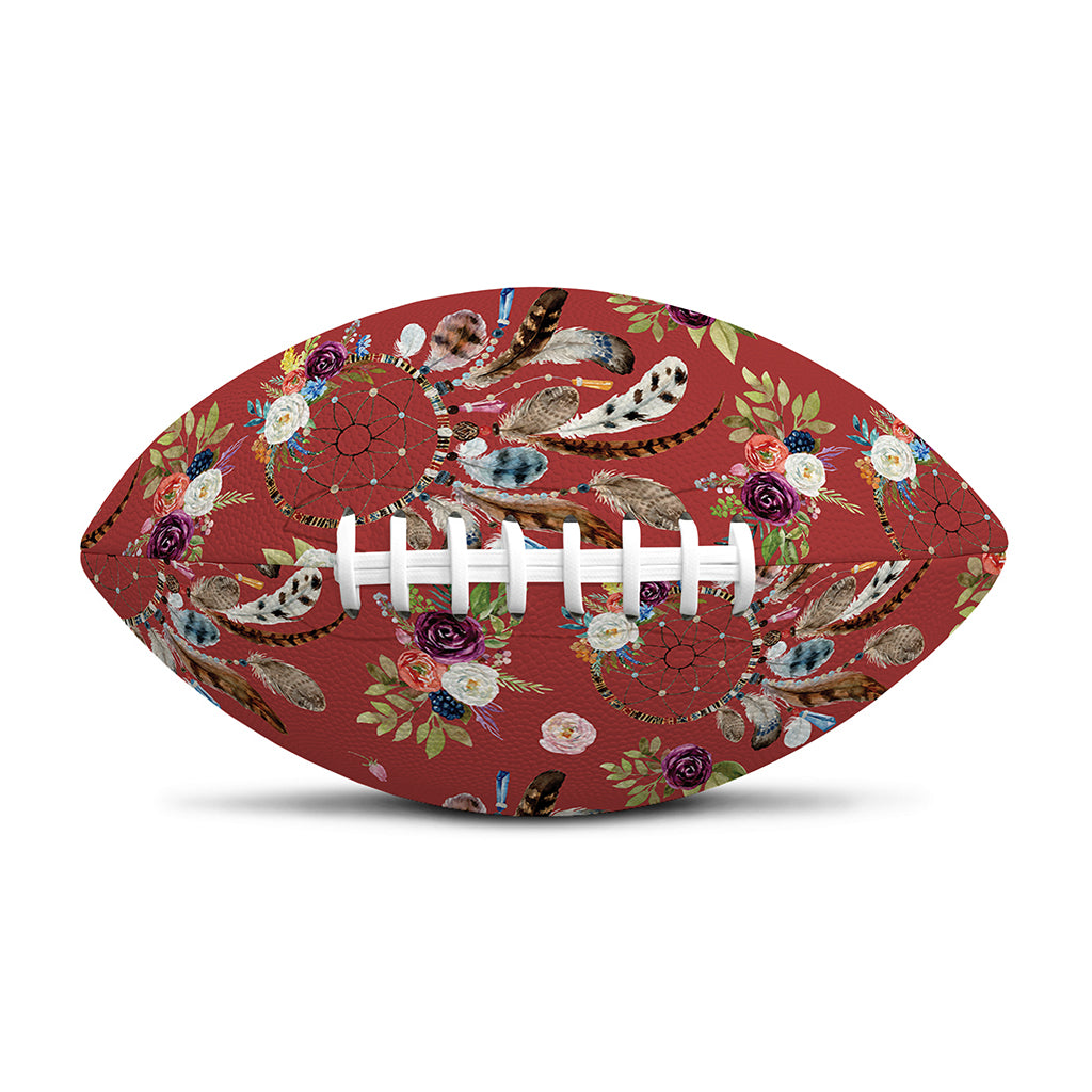 Vintage Dream Catcher Pattern Print Rugby Ball