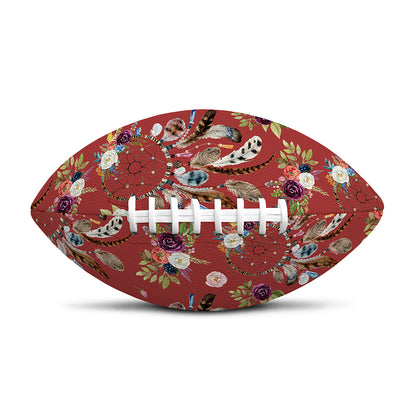 Vintage Dream Catcher Pattern Print Rugby Ball