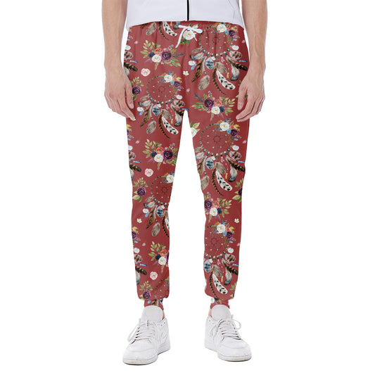 Vintage Dream Catcher Pattern Print Scuba Joggers