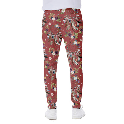 Vintage Dream Catcher Pattern Print Scuba Joggers