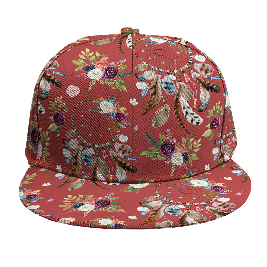 Vintage Dream Catcher Pattern Print Snapback Cap