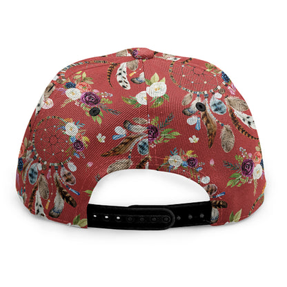 Vintage Dream Catcher Pattern Print Snapback Cap