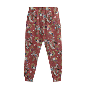 Vintage Dream Catcher Pattern Print Sweatpants