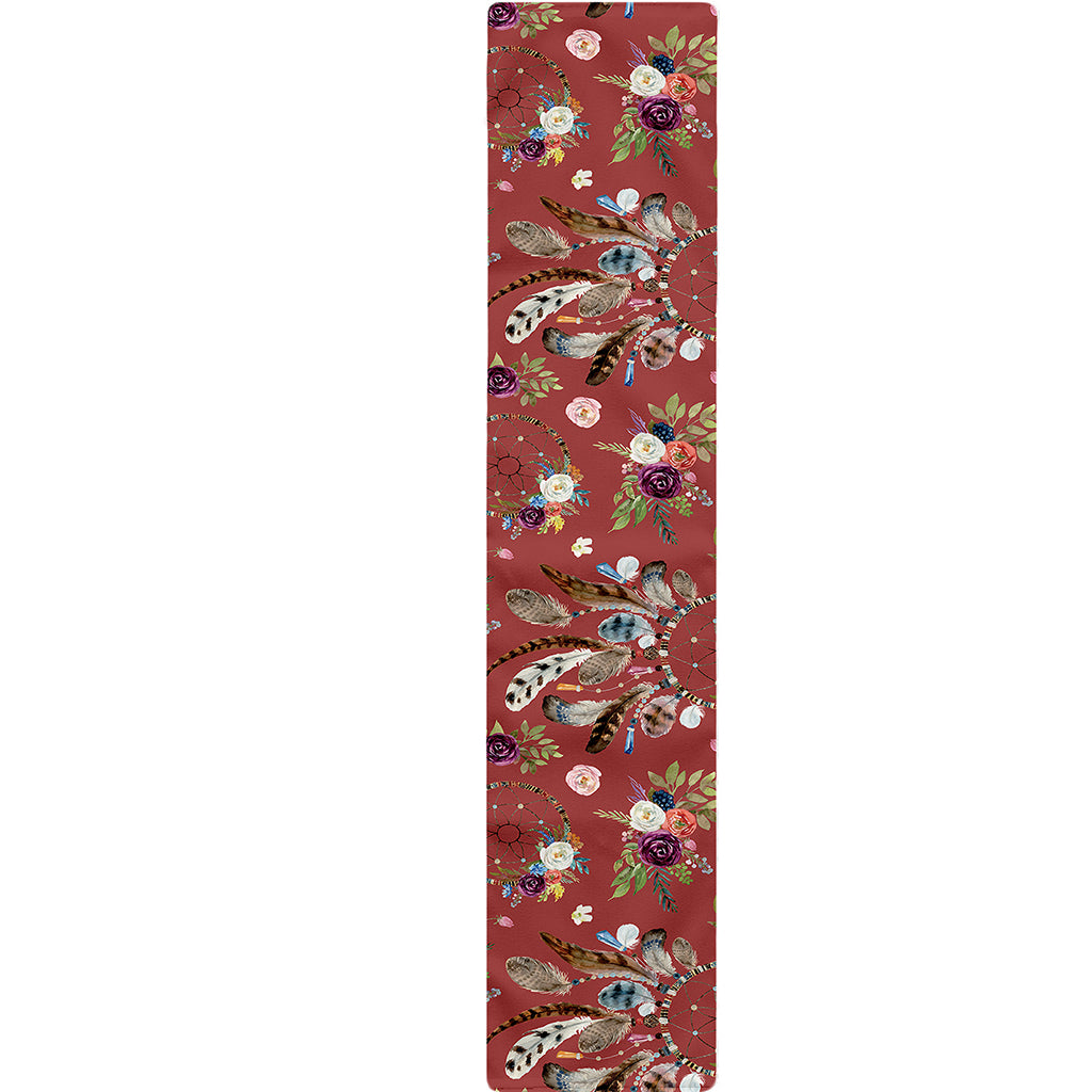 Vintage Dream Catcher Pattern Print Table Runner