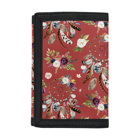 Vintage Dream Catcher Pattern Print Trifold Wallet