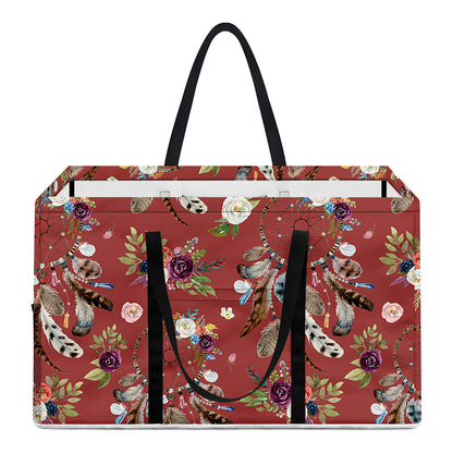 Vintage Dream Catcher Pattern Print Utility Tote Bag