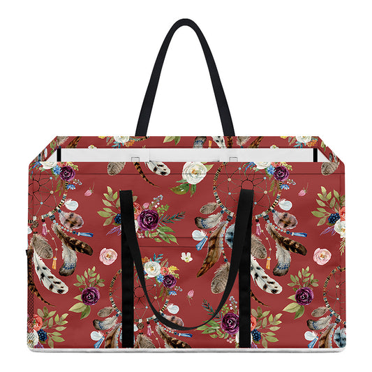 Vintage Dream Catcher Pattern Print Utility Tote Bag