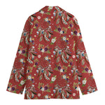 Vintage Dream Catcher Pattern Print Women's Cotton Blazer