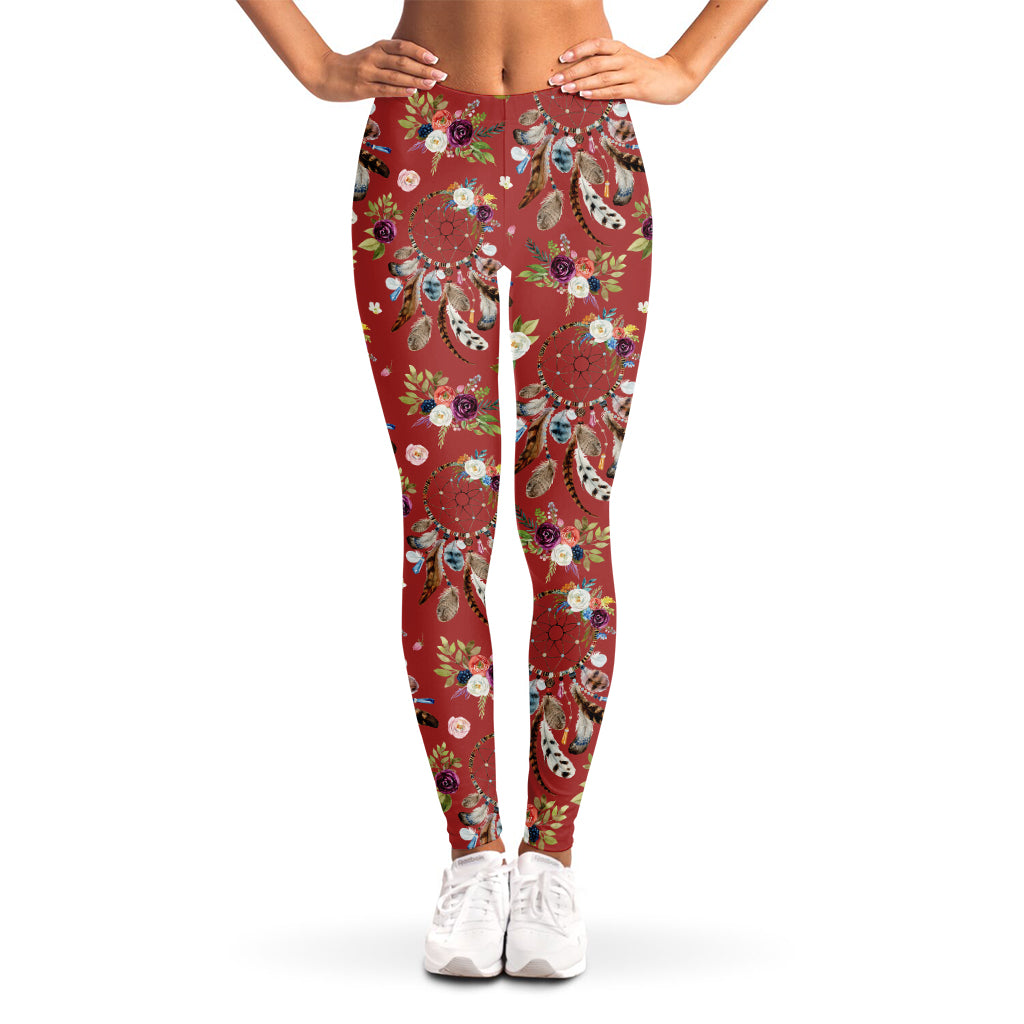 Vintage Dream Catcher Pattern Print Women's Leggings