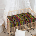 Vintage Ethnic Pattern Print Baby Crib Sheet