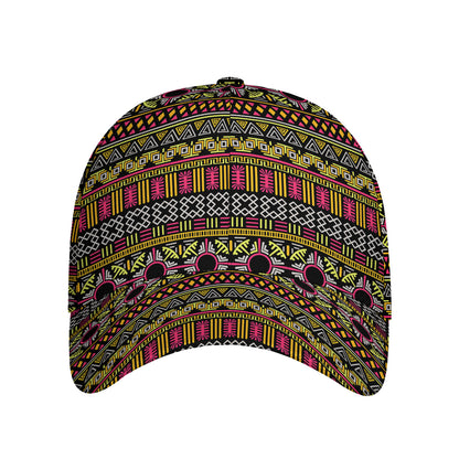 Vintage Ethnic Pattern Print Baseball Cap