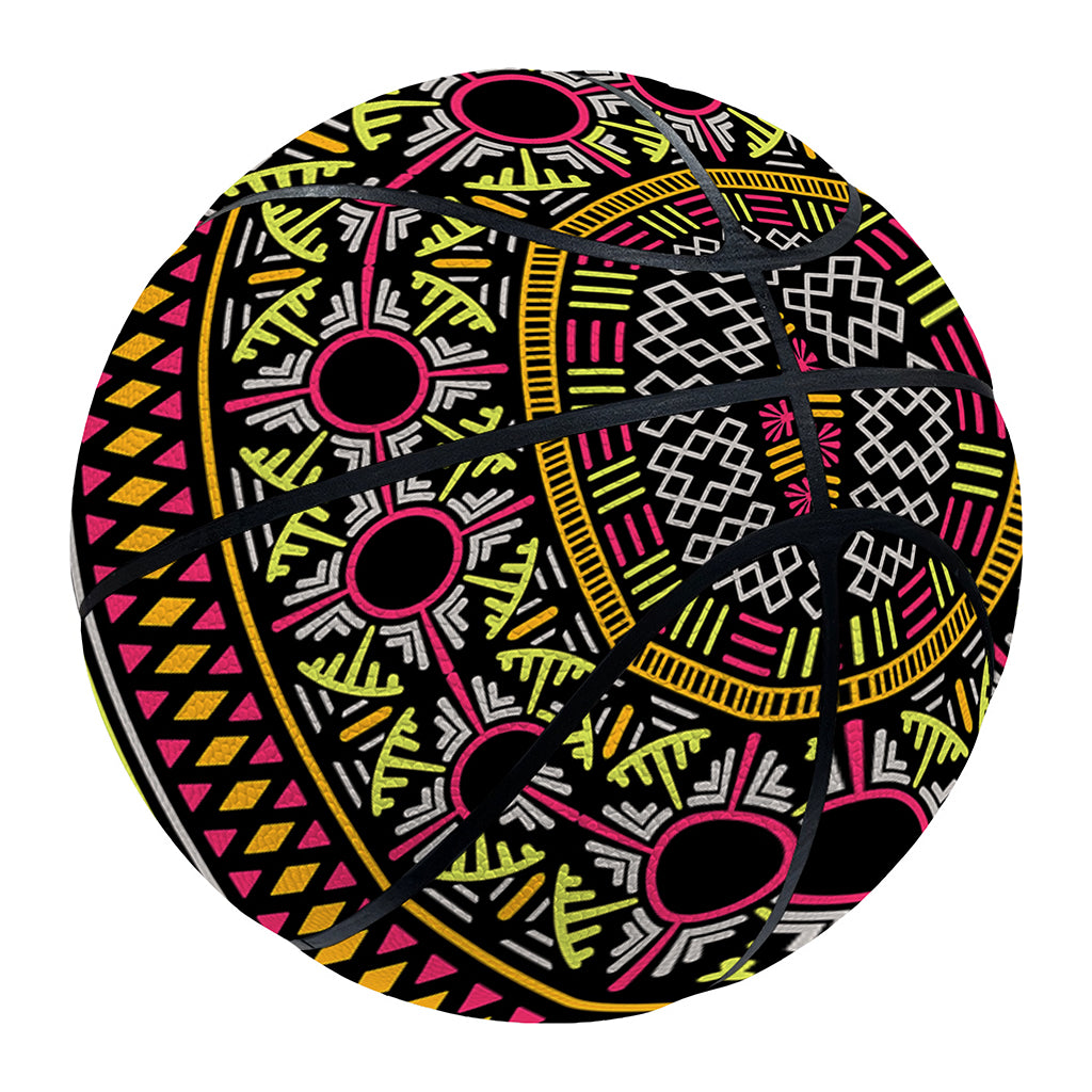 Vintage Ethnic Pattern Print Basketball