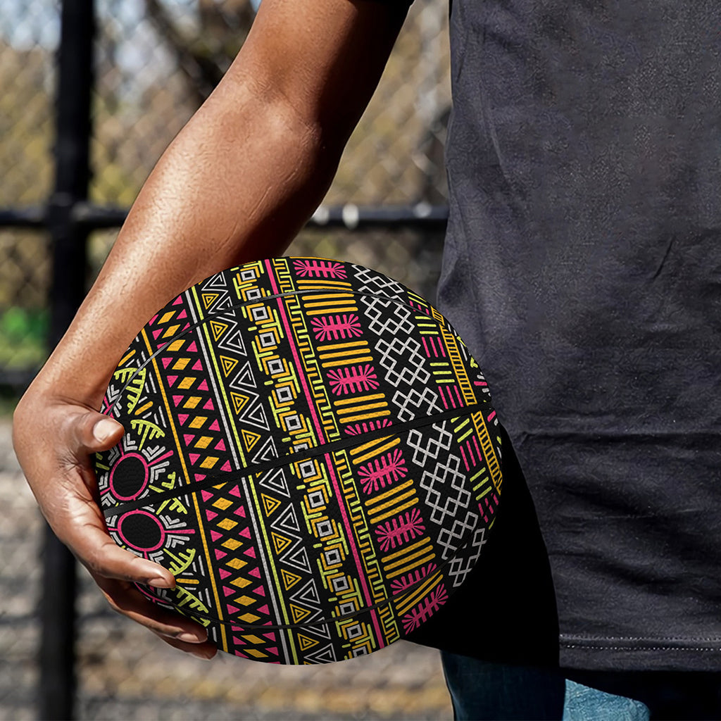 Vintage Ethnic Pattern Print Basketball