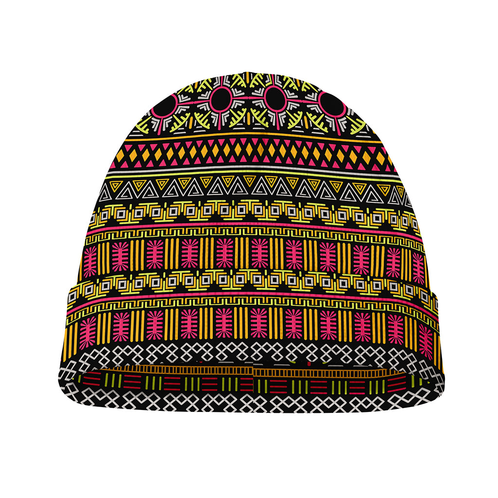 Vintage Ethnic Pattern Print Beanie
