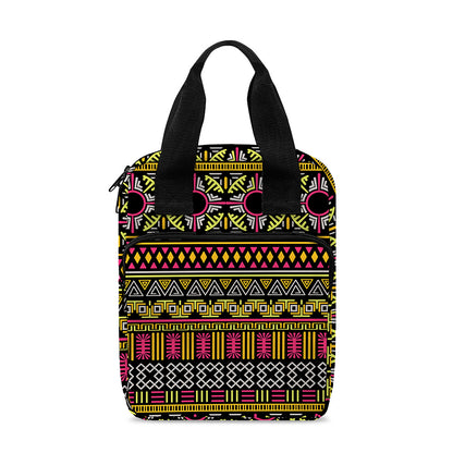 Vintage Ethnic Pattern Print Bible Tote Bag
