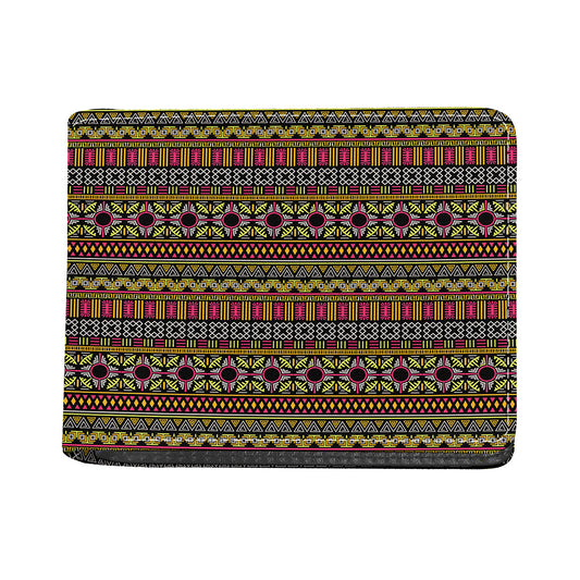 Vintage Ethnic Pattern Print Bifold Wallet