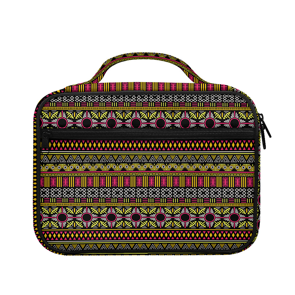 Vintage Ethnic Pattern Print Briefcase Bible Bag