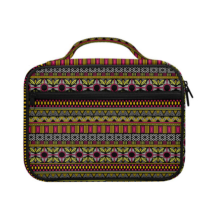 Vintage Ethnic Pattern Print Briefcase Bible Bag