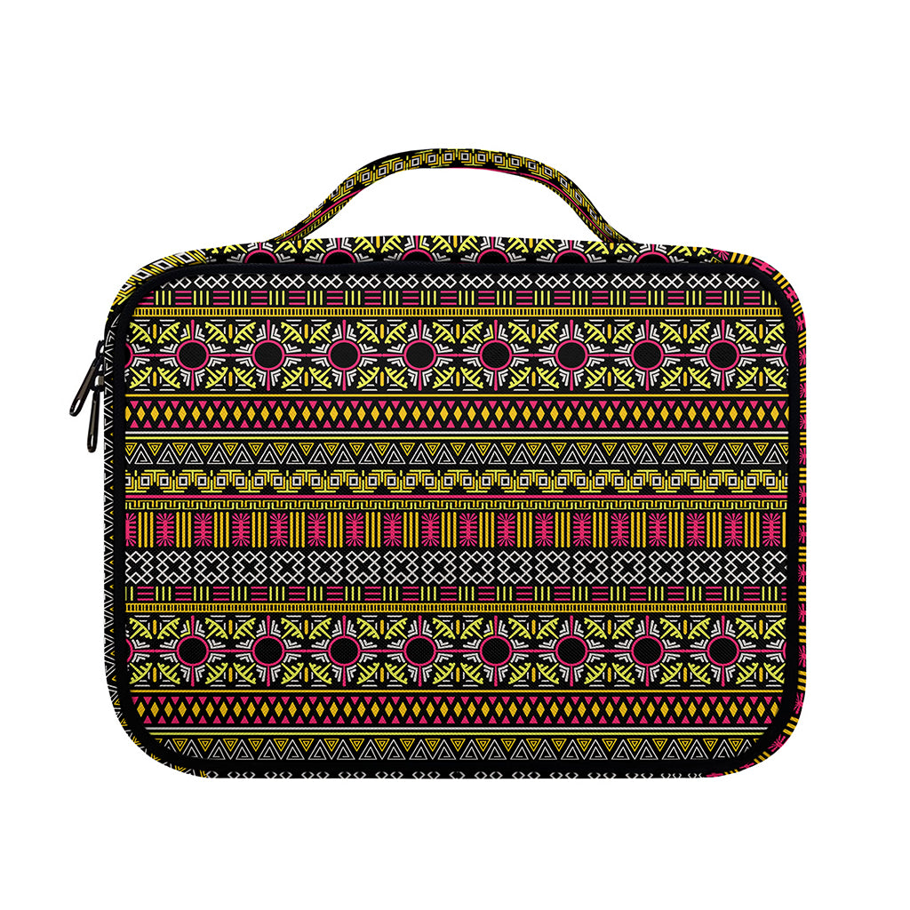 Vintage Ethnic Pattern Print Briefcase Bible Bag