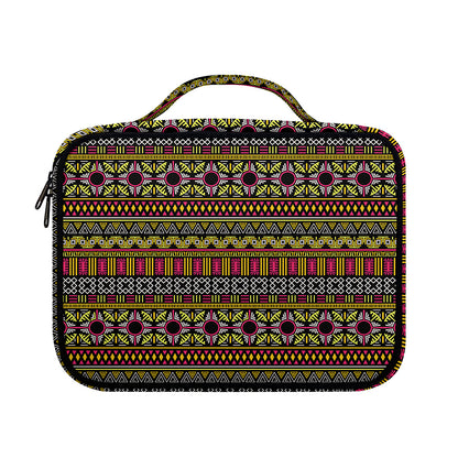 Vintage Ethnic Pattern Print Briefcase Bible Bag