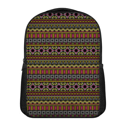 Vintage Ethnic Pattern Print Casual Backpack