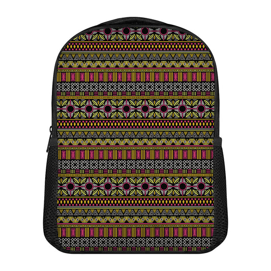 Vintage Ethnic Pattern Print Casual Backpack