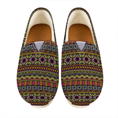 Vintage Ethnic Pattern Print Casual Shoes