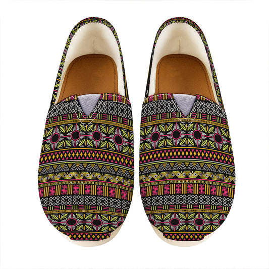 Vintage Ethnic Pattern Print Casual Shoes