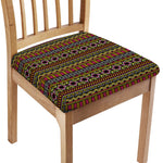 Vintage Ethnic Pattern Print Chair Cushion Cover