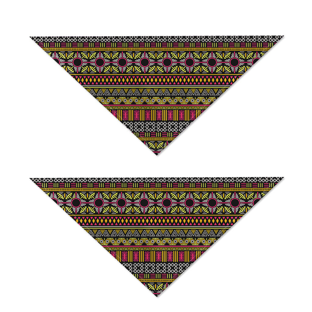 Vintage Ethnic Pattern Print Dog Bandana
