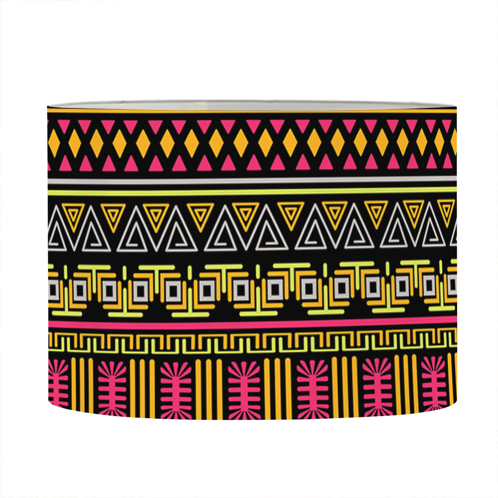Vintage Ethnic Pattern Print Drum Lamp Shade