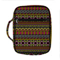 Vintage Ethnic Pattern Print Front Pocket Bible Bag