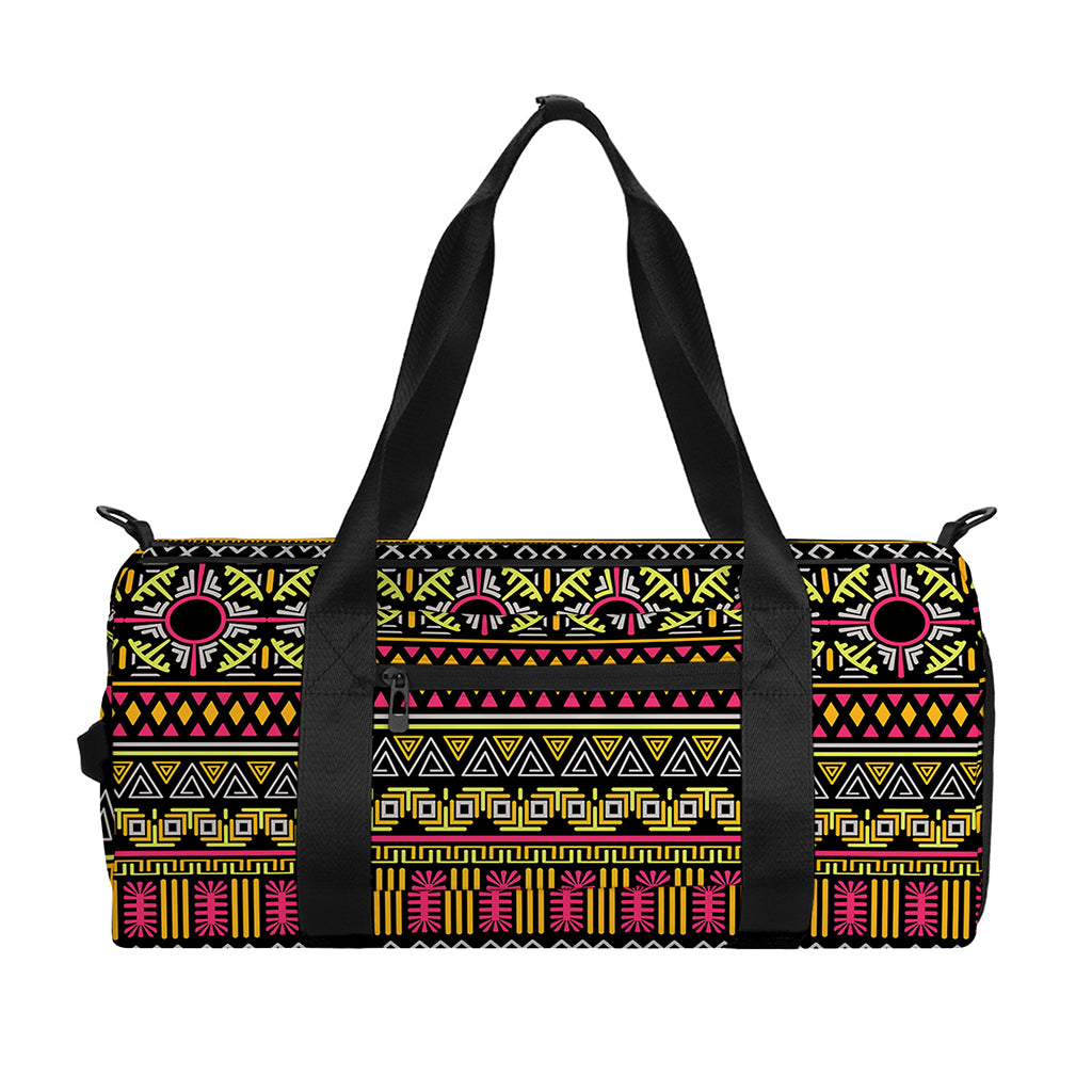 Vintage Ethnic Pattern Print Gym Bag